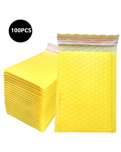 100 x Yellow Colour Shipping Envelopes