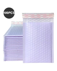 100 x Purple Colour Shipping Envelopes
