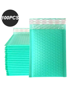 100 x Green Colour Shipping Envelopes